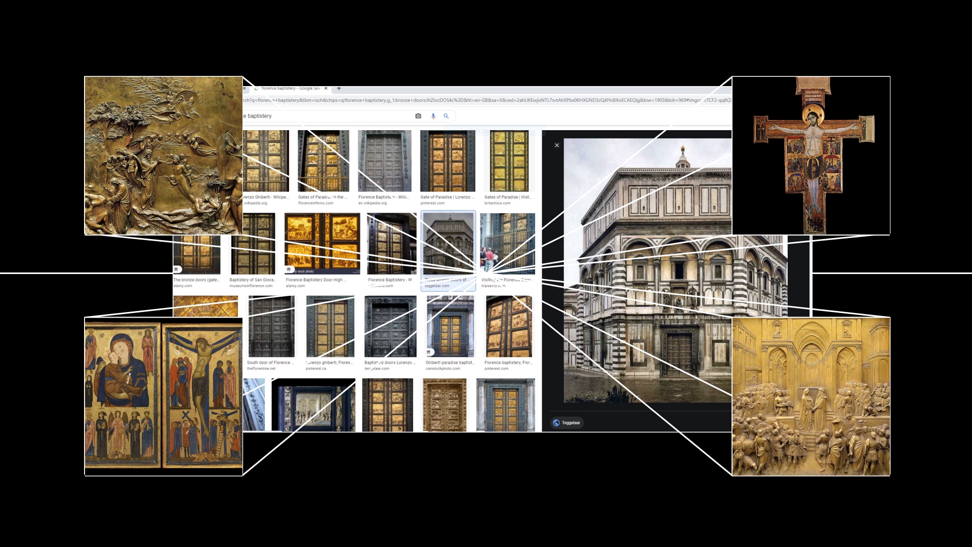 Still from Blindspot showing a view of digital Florence.